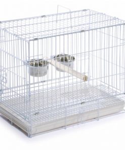 White Travel Bird Cage