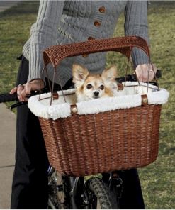 Tagalong Wicker Pet Bicycle Basket