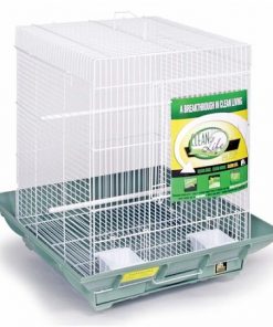 Clean Life Small Flight Cage - White