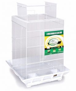 Clean Life Play Top Bird Cage - White