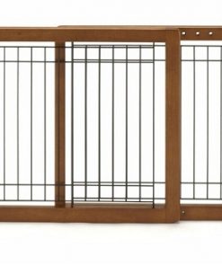 Small Bay Isle Freestanding Pet Gate - Tall