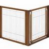 6 Panel Convertible Elite Pet Gate - Black