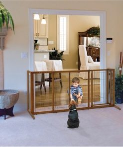 Large Deluxe Freestanding Pet Gate