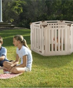 Convertible Indoor Outdoor 6 Panel Pet Playpen