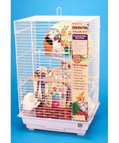 Cockatiel Square Top Bird Cage Kit