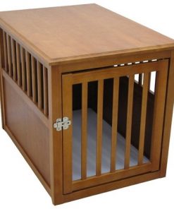 Dog Crate Table - Medium/Mahogany