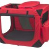Generation II Deluxe Portable Soft Crate - Small/Red