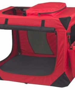 Generation II Deluxe Portable Soft Crate - Small/Red