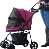 Happy Trails Lite NO-ZIP Pet Stroller - Boysenberry