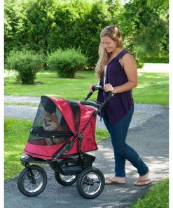 Jogger No-Zip Pet Stroller - Rugged Red