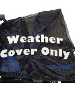 Weather Cover for No-Zip Jogger & AT3 Pet Stroller - Black