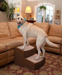 Easy Step II Extra Wide Pet Stairs - Chocolate