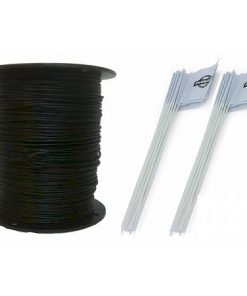 Essential Pet Heavy Duty In-Ground Fence Wire and Flag Kit 1000 Feet